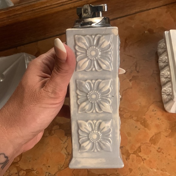 Vintage 1970s Ceramic Ashtray Cigar box set - Picture 15 of 16